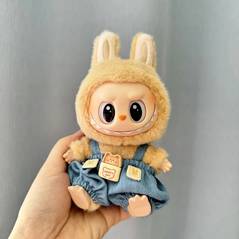thumbnail image 1 of Ropa y accesorios para muñecas de peluche en miniatura de 17 cm para muñecas ídolos de Corea del Kpop Exo Labubu I II, ropa para fiestas, regalo, 1 of 5