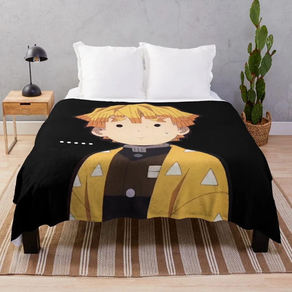 

Zenitsu Funny Throw Blanket Blanket Luxury Picnic Blanket Extra Large Blanket