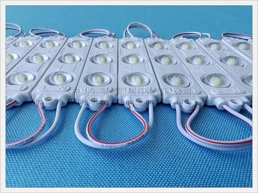 220V / 110V LED Light Module for Sign 2W SMD 3030 3 led IP65 96mm*20mm Super Bright Each Module can Cut no Need of Transformer