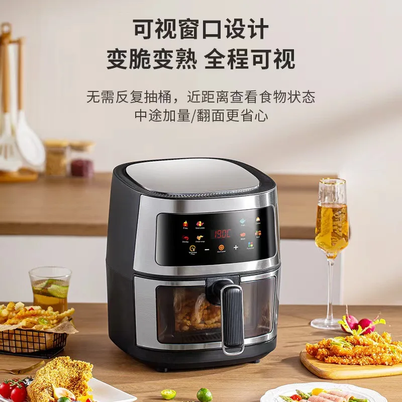 Air Fryer Large Capacity Multi Functional Electric Oven Home Use Visual Cooking Appliance 4