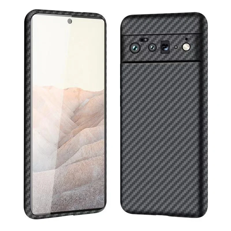 

Чехол из настоящего углеродного волокна для Google Pixel 6 Pro