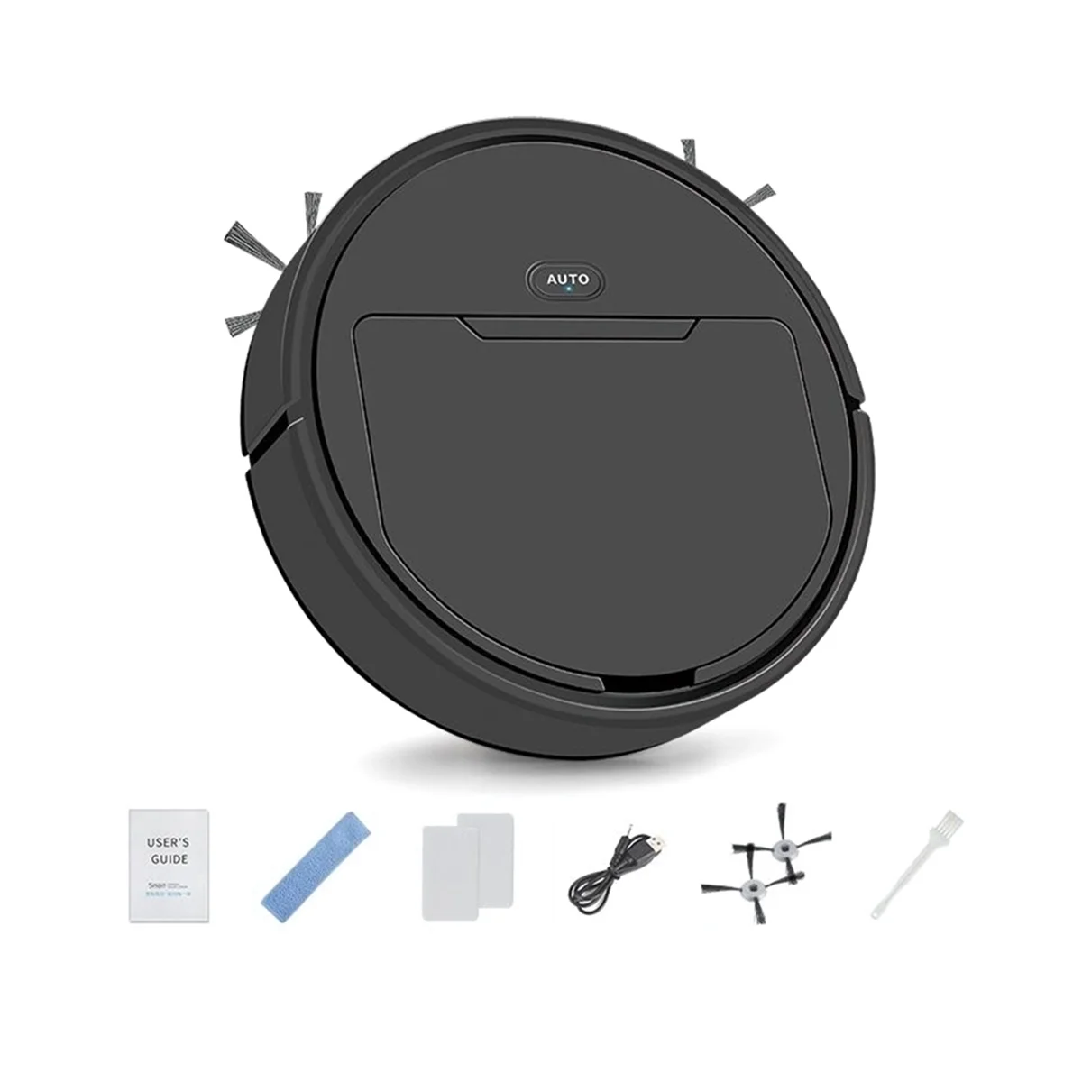 

Sweeping Robot, Automatic Vacuum Cleaner, Sweep Floor Dust Absorption 3 in 1 USB Charging 40Db Low Noise Robotic