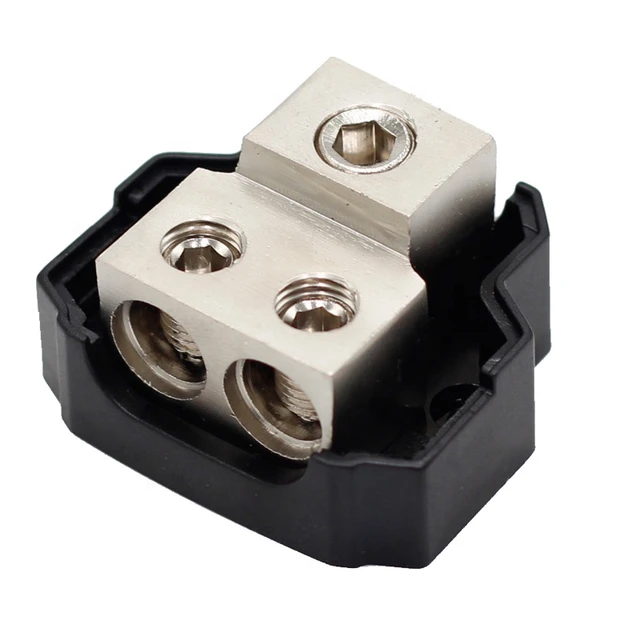 ZDRU 2 Pcs Pure Copper 2-Way Power Distribution - View #10