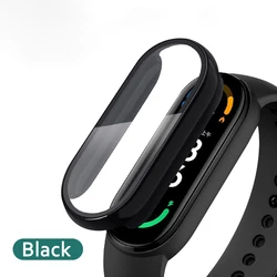 Full Coverage 2 - in - 1 Case with Screen Protector for Mi Band 10 (Black)