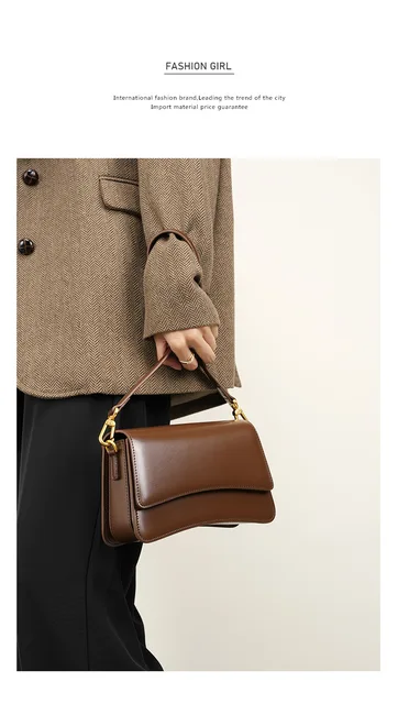 Underarm Cowhide Genuine Leather Handbags Women Vintage Shoulder Bag Female Luxury Bags Womens High Quality 2025 3