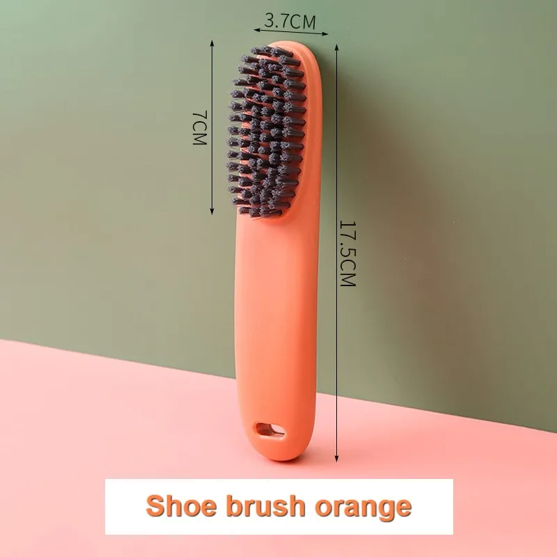 Shoe brush orange