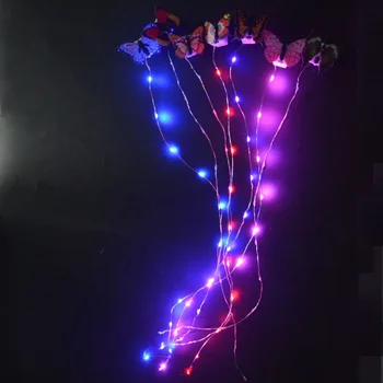 LED Butterfly String Light for Hair 2