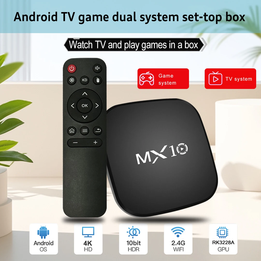 New Android Tv Box 1GB 8GB Mini Mx10 Smart Tvbox 2 4g Wifi