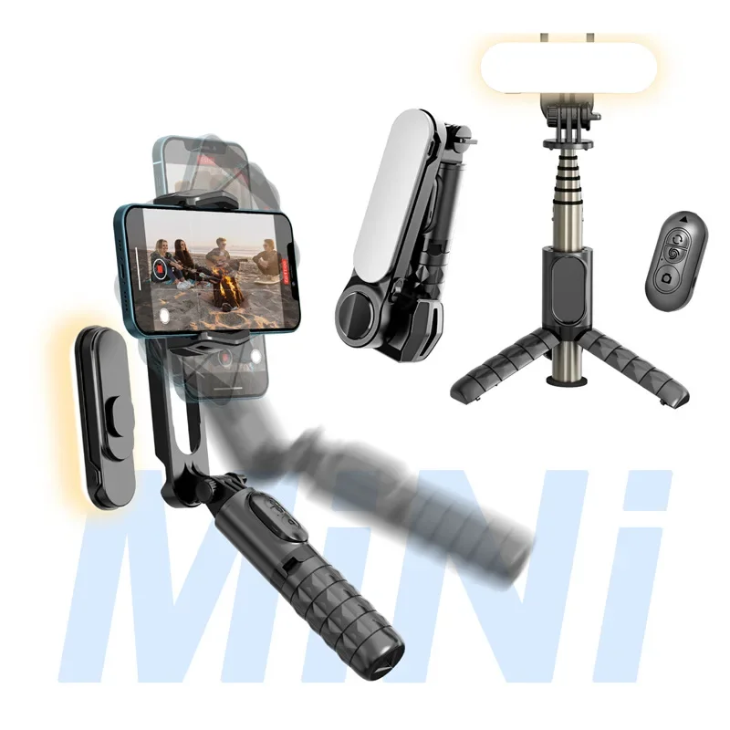 Handheld Mobile Phone Three-Axis Stabilizer Single-Axis Selfie Stick Video Live Broadcast APP Follow-Shooting Intelligent Anti-