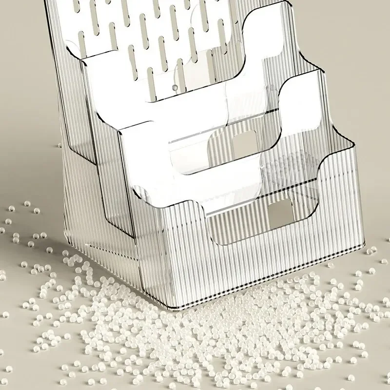 A4 File Holder Acrylic Clear Storage Box Office