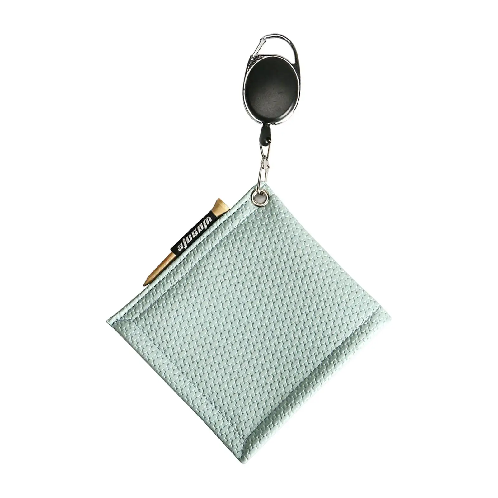 PU Golf Ball Cleaning Towels Golf Club Head Wiping Cloth for