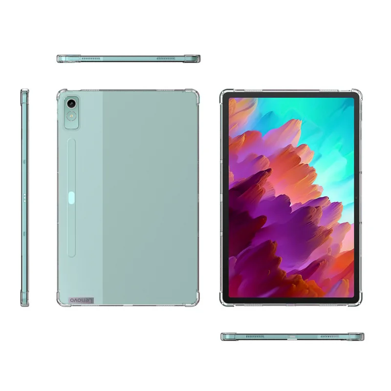 Tablet Case For Lenovo Xiaoxin Pad Pro 12.7 inch Airbags Soft TPU Clear Cover for Xiaoxin Tab P12 Transparent Silicon