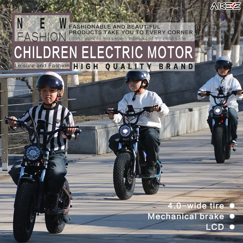 ZX Electric Balance Bike 350W36V15AH Battery Disc Brake Color 16Inch Tires Children's Electric Bike Designed for Children