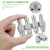 4 Way J Rod Pressure Washer Nozzle Steel 1/4inch Jrod Tip Quick Connect Nozzle Fittings Pressure Washer Accessories for Car 3
