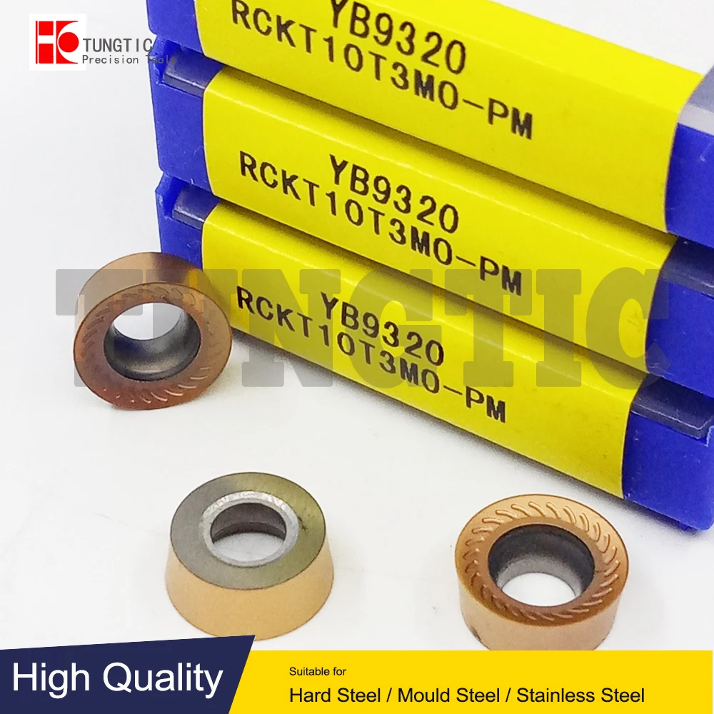 

RCKT10T3MO-PM YB9320 Milling Cutter CNC Tool Lathe Machining Tools Lathe Cutting Tool Metal Turning Tools Inserts RCKT10T3MO PM