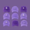 New Fashion Designer Purple Hats Outdoor Sports Baseball Cap Unisex Adjustable Cotton Customized Embroidery Plain Baseball Cap 1