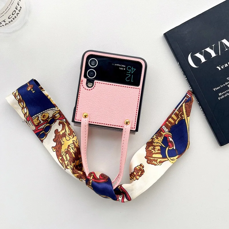 Hülle mit Gürtelschlaufen für Samsung Galaxy Z Flip 6 Z Flip 5 Z Flip 4 3 2 1 Hülle Stoßfeste Schale für Flip 2 Rückseite_voghion.com