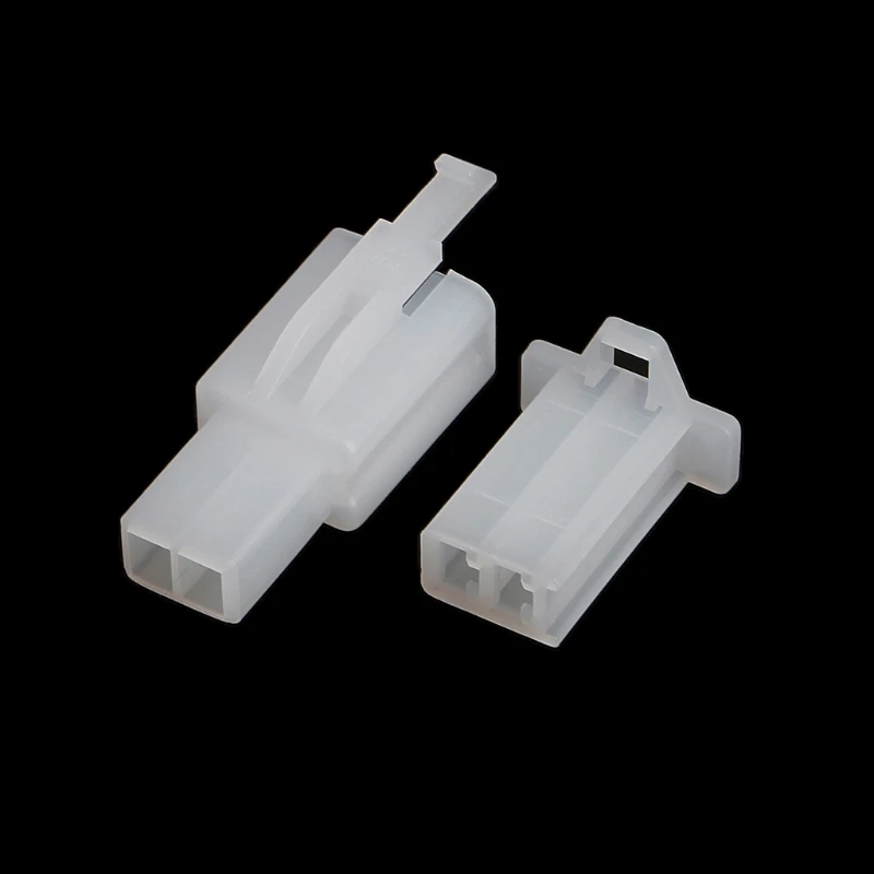

10 Sets 2.8mm 2 Pin Electrical Wire Connector Male Female Plug+Terminal For Dropship