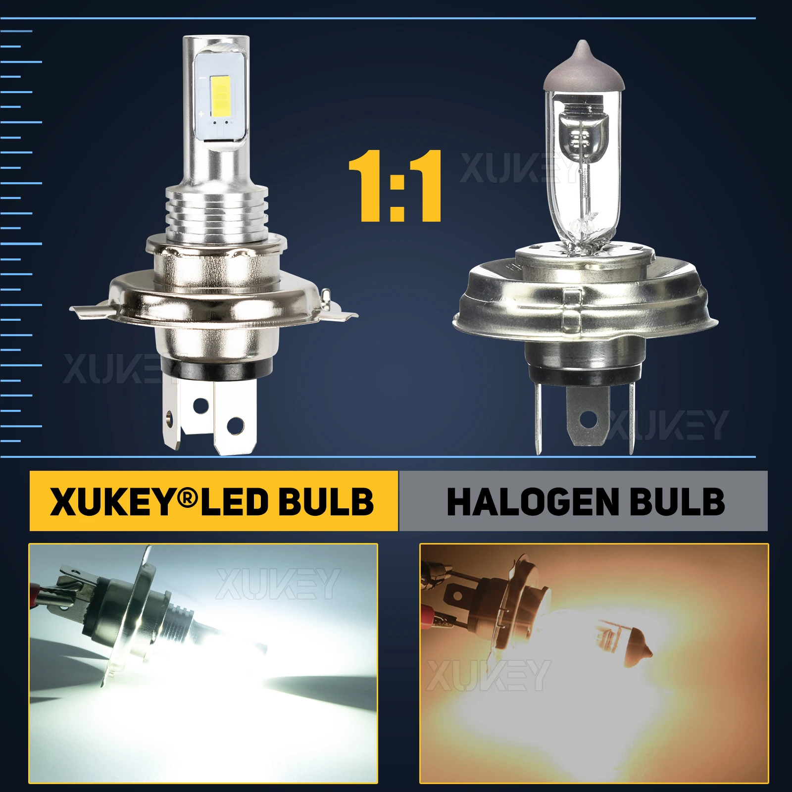 Bombillas LED H4  Recambio para Coche