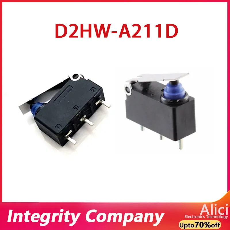 Micro Switch For OMRON D2HW-BL221H - Used In Car Park/Transmission P Gear Repair