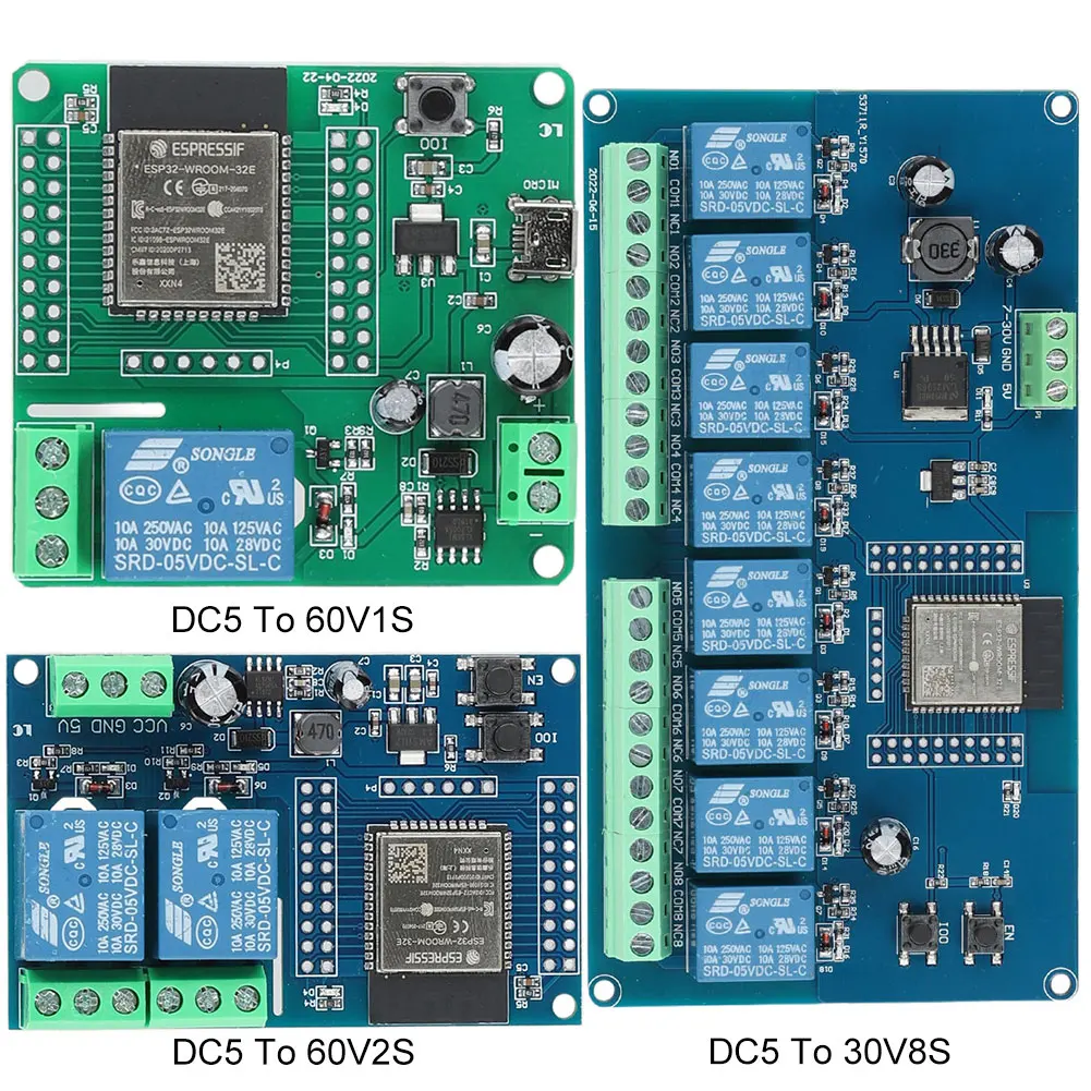  ȣȯ BLE  , ESP32 , DC 5-30 V, 60V   ġ , BT BLE  