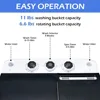 Portable Washer Machine, 17.6LBS Twin Tub Laundry Washer & Spinner, Washer and Dryer Combo 3