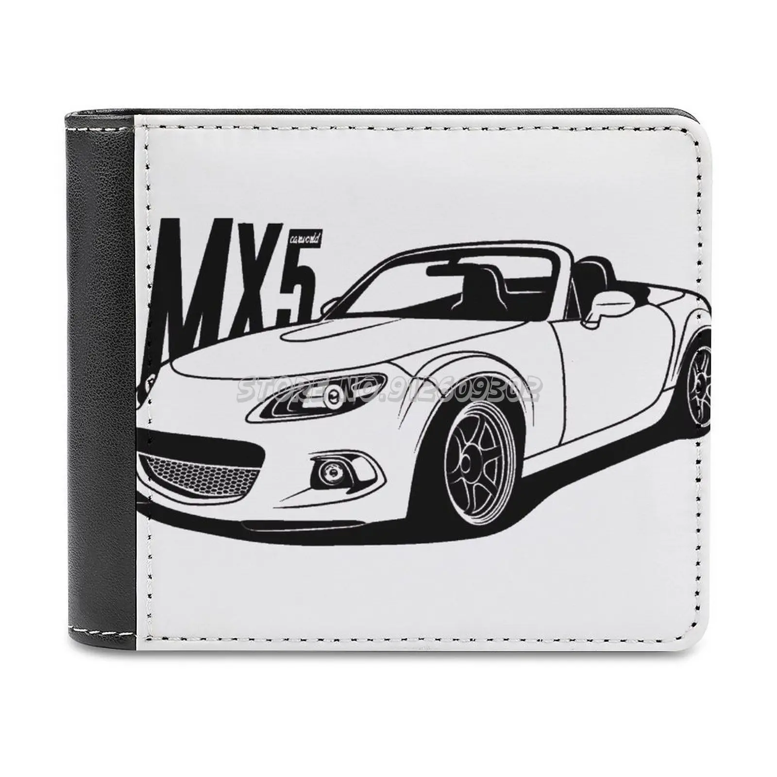 Кожаный кошелек для Mazda MX5 NC FL лучшая рубашка дизайнерский мужской бумажник