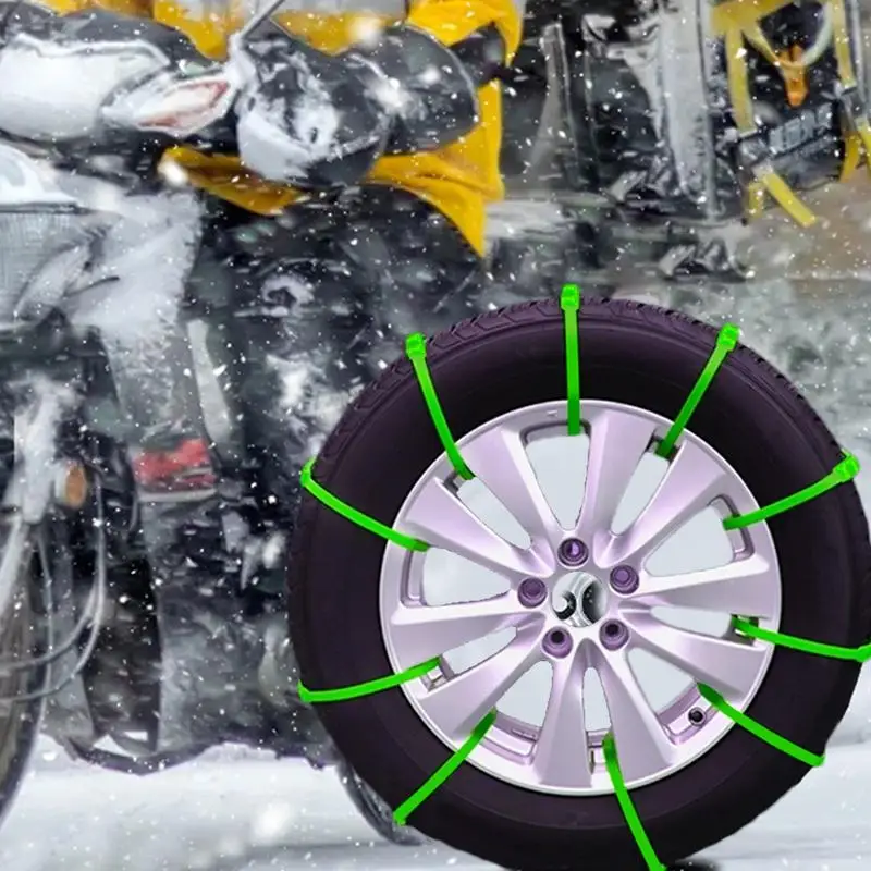 Reusable Anti Snow Chains Wheel Tyre Anti-Skid Chains Winter Driving Security Chain Wheel Tyre Anti-Skid Sturdy Security