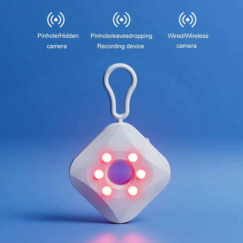 Wireless Hidden Devices Scanner Portable Anti Peeping Camera Detector for Travel Office and Hotel Security