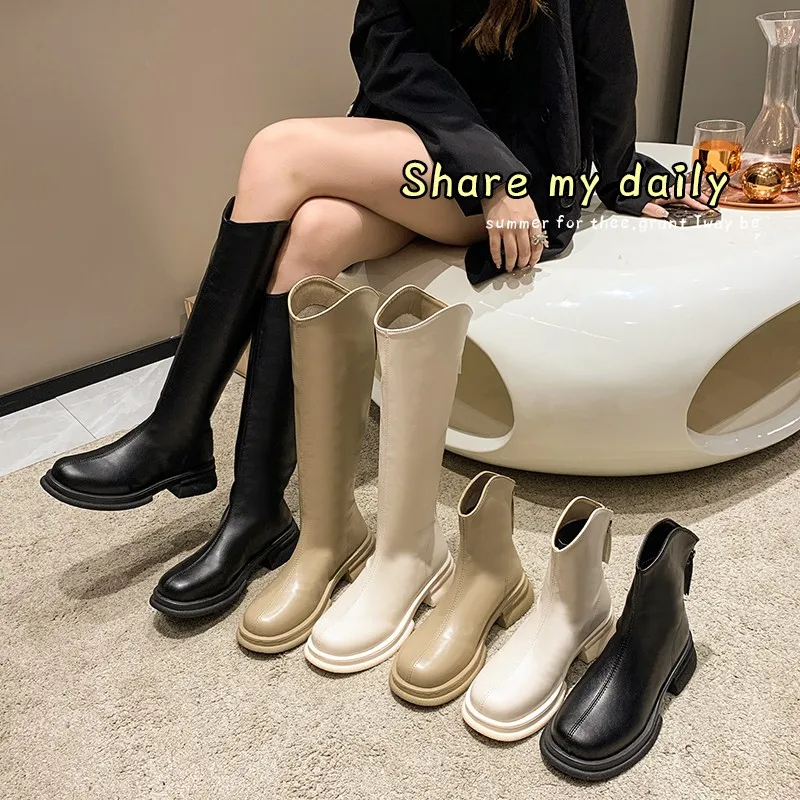 

Женские ботинки челси на платформе, зимние теплые ботинки на среднем каблуке, дизайнерские мотоциклетные ботинки, гладиаторы, оксфорды, новинка 2022