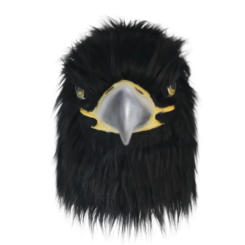 

Eagle Head Mask Animal Bird Latex Mask Adult Animal Fancy Dress Party Clothing Head Cover Decor Halloween Christmas Cosplay Prop