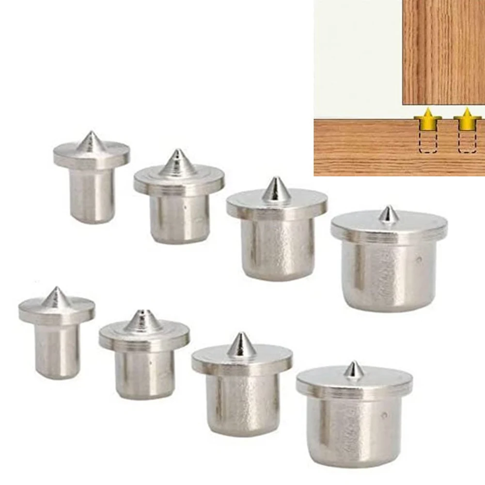 8Pcs Dowel And Tenon Multi Dowel Center Points Pin 6mm/8mm/10mm/12mm Center Point Set Wood Timber Marker