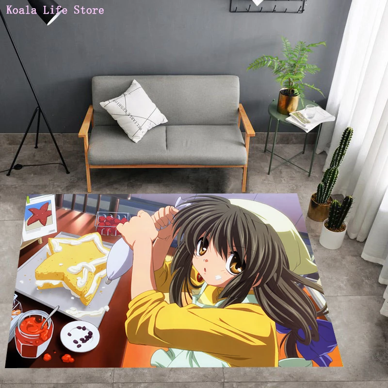 

Anime CLANNAD Floor Rug 3D Print Non-slip Tapis For Living Room Tapetes De For Bedroom Bathroom Mat Sala Alfombras Decoration