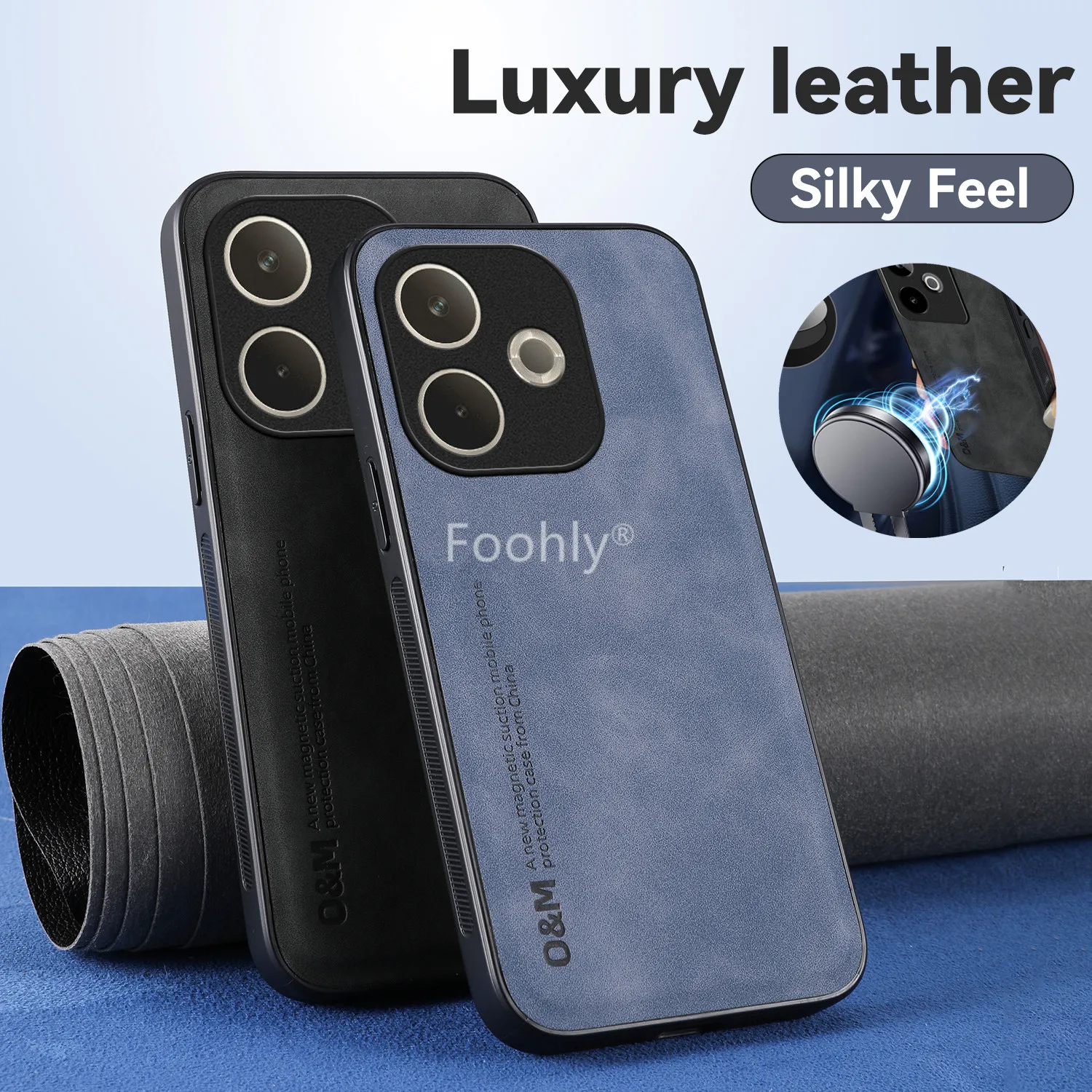 Skin Feeling Magnetic Case - Shockproof Protective Cover & Shell Coque s