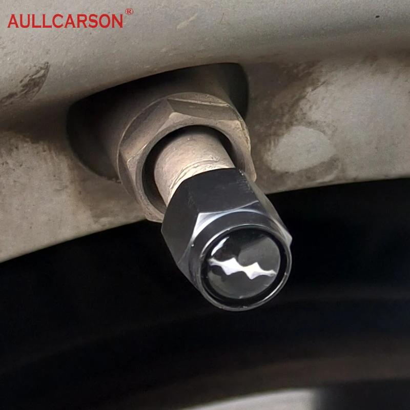 BYD 포뮬러 레오파드 5 티타늄 3 레오파드 8 메탈 블랙 자동차 휠 타이어 에어 밸브 캡 스템 커버 (브랜드 액세서리 포함)