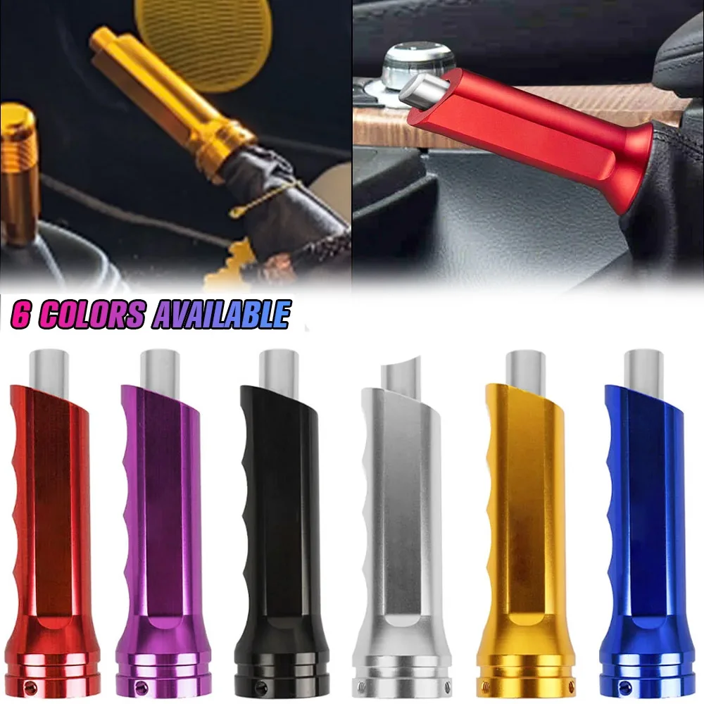 1PCS Car Universal Handle Hand Brake Sleeve Anti-slip Decoration Handbrake Handle Hand Protector Cover Auto Interior Accessories