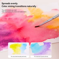 16 Colors Languo Solid Watercolor Paint Set Portable Storage Bag Painting Brush Palette Box Watercolor Pigment Set Art Suppies 4