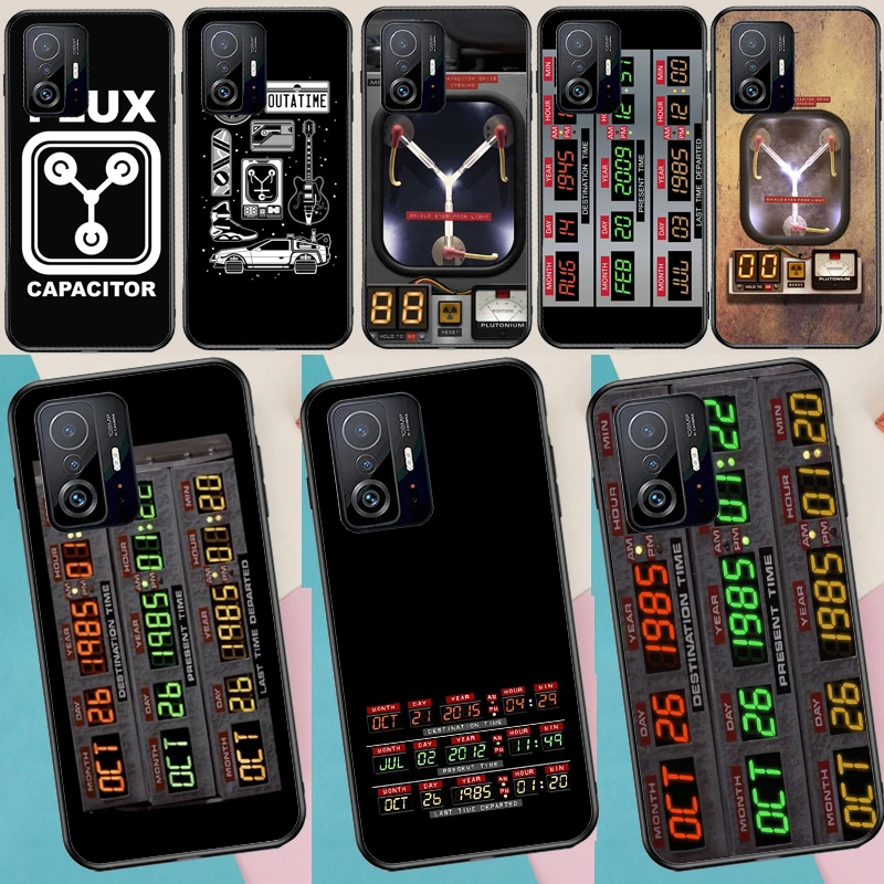 Back To The Future Flux Capacitor Case For Poco X4 Gt F4 F3 M3 M4 X3 Pro Cover For Xiaomi 12 11T Pro 12S Ultra Mi 11 Lite