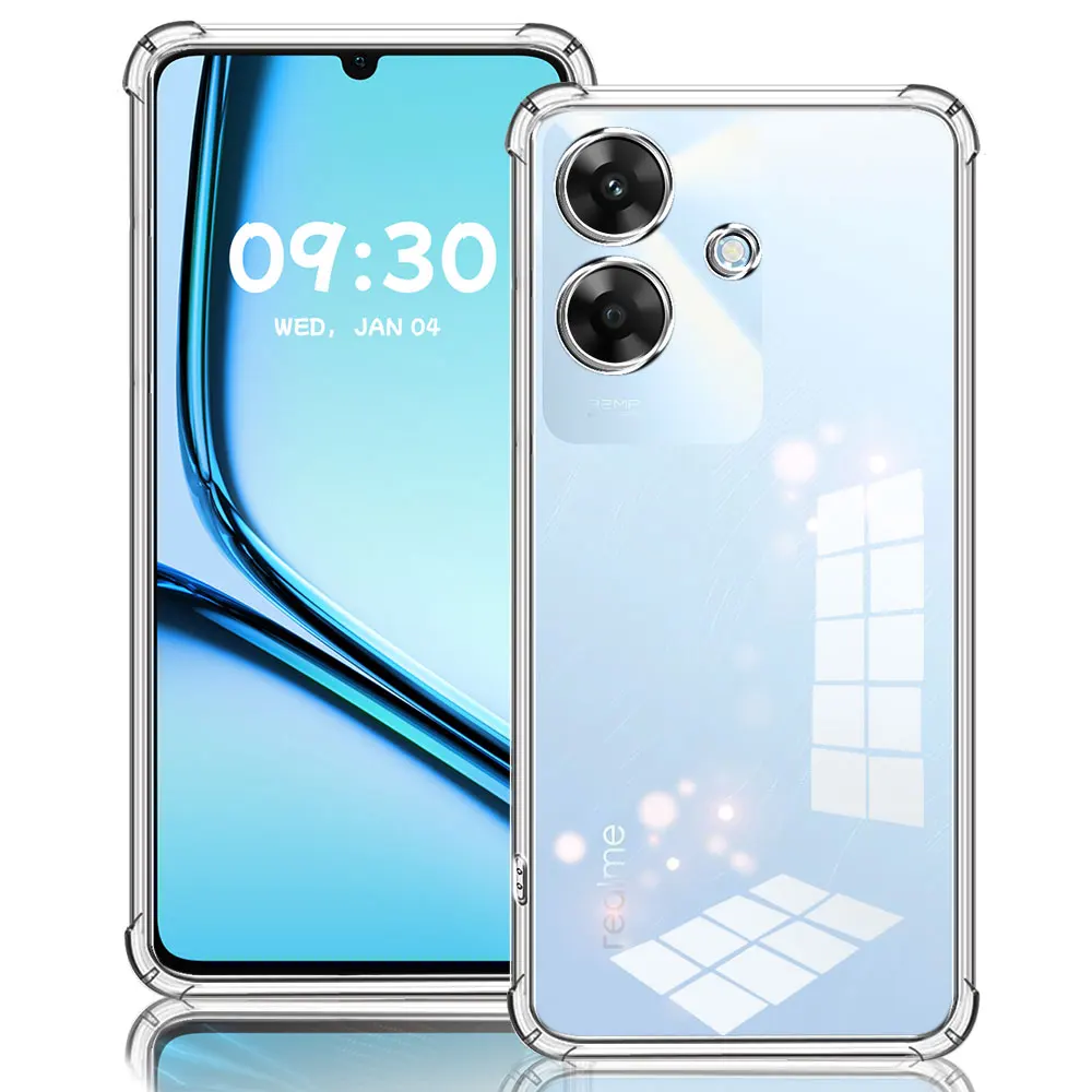 Shockproof Clear Soft Silicone Phone Case