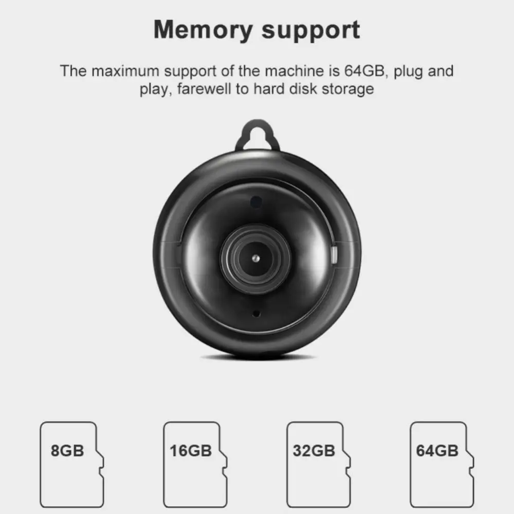 

Камера видеонаблюдения V380 Беспроводная с поддержкой Wi-Fi, 1080P, HD
