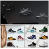 6 Pcs Acrylic Floating Shoe Rack Transparent Shelves Hanging Organizers Wall Holder Display Stand Sports 3
