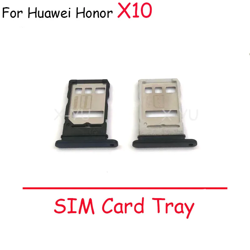 

10 шт. для Huawei Honor X9 X10 X20 X9A X9B макс., держатель слота для Sim-карты, гнездо для чтения Sim-карт