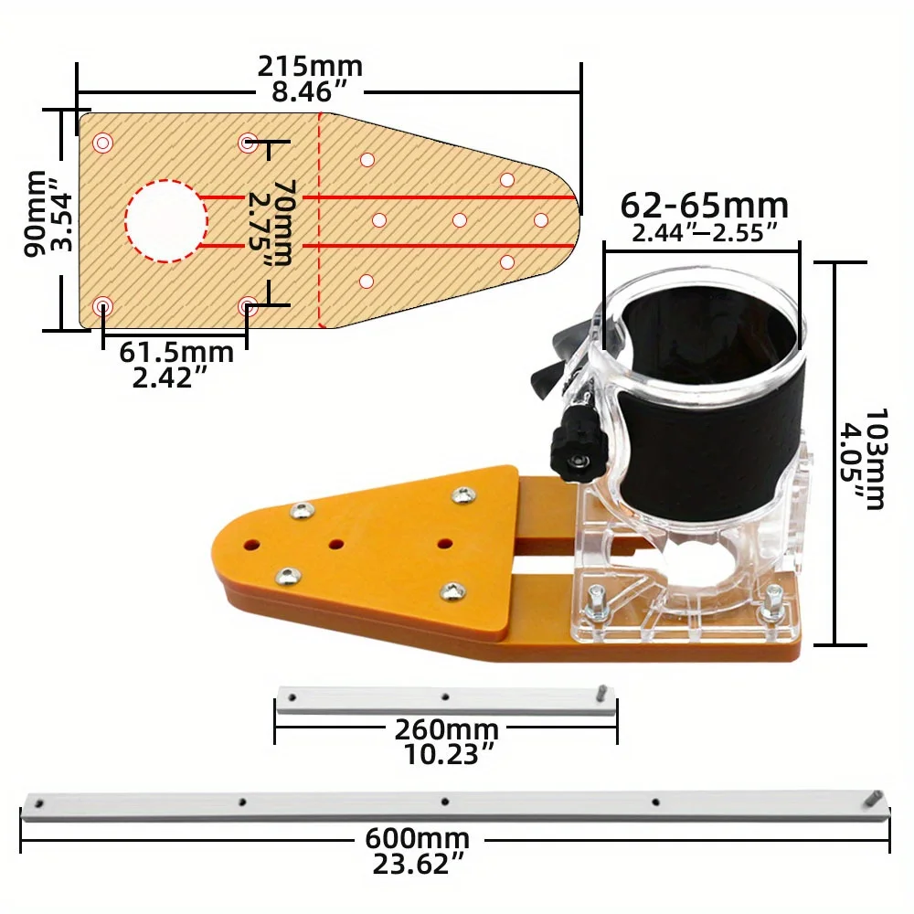 لوحة توازن آلة التشذيب، لوحة الوجه، اللوحة السفلية...