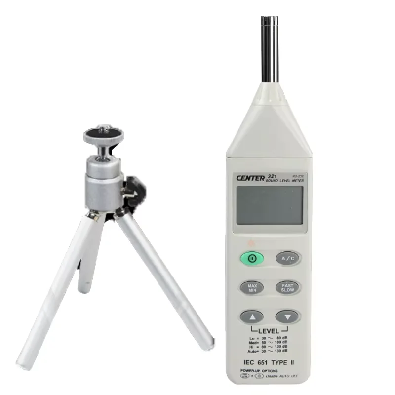CENTER-320/321/322/329 Sound Level Meter Noise Tester with PC Interface Auto Pow