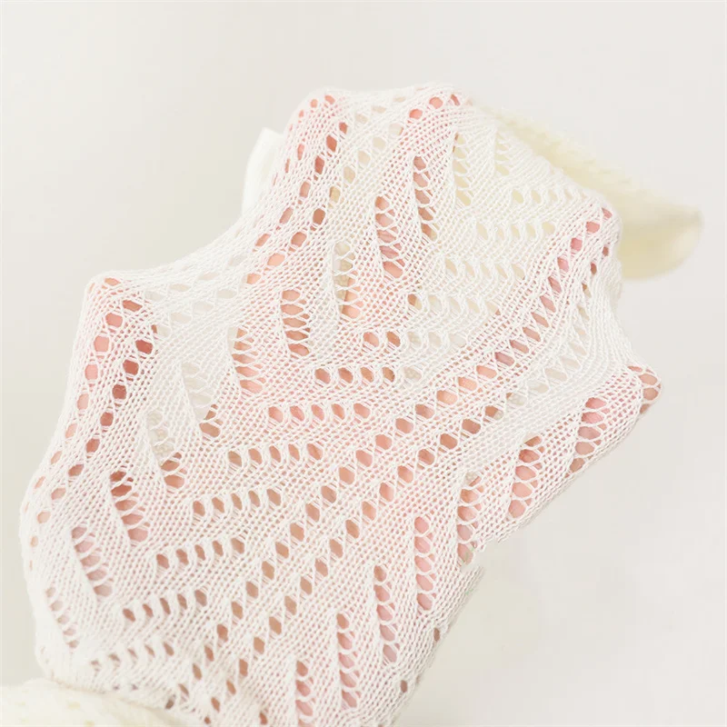 Girls' Tights Lace Summer Mesh Thin Cotton Pantyhose Bow Princess Leggings