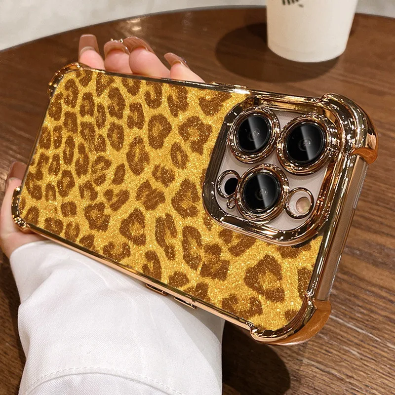 Luxury Leopard Print Phone Case Cover