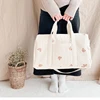 Large Maternity Bag for Baby Diaper Maternal Mommy Bag Quilted Nappy Maternity Packs Toiletry Labour Luggage Bag Mom Travel Tote 2