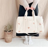 Large Maternity Bag for Baby Diaper Maternal Mommy Bag Quilted Nappy Maternity Packs Toiletry Labour Luggage Bag Mom Travel Tote 2