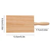 Wooden Gnocchi Board for Italian Dumpling Making Pasta Texture Tool with Handle Ribbed Surface Spiral Shape Baking Kitchen Aid 6