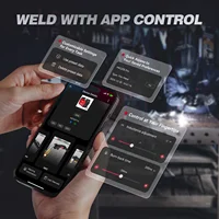 ARCCAPTAIN 6 en 1 Machine à souder APP contrôle professionnel 205A 240V bobine pistolet aluminium MIG MAG MMA TIG soudeuse par points 4